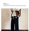 Pantalons pour hommes Style coréen Mode Pantalon de survêtement Hiver Automne Gris clair Corduroy WideLeg StraightLeg Casual Tie Pieds Pantalon Mâle 231205