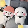 Animaux en peluche en peluche Bubu et Dudu Panda mignon dessin animé ours poupée Kawaii oreiller doux jouet décoration de chambre cadeau pour enfants Drop Delive Dhnoe