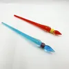 dhl yinuoou luminous glass dabberツール色の喫煙アクセサリーガラスダブワックスオイルタバコクォーツバンガーグラスウォーターボングダブリグパイプ