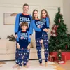 Jackets 2024 Christmas Family Matching Pajamas Adults Kids Outfits Top Pants 2PCS Xmas Sleepwear Pyjamas Baby Jumpsuit 231206