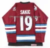 Avalanche CCM Paul Kariya Hockey Jersey Rob Blake Teemu Selanne Theoren Fleury Joe Sakic Claude Lemieux Peter Forsberg Patrick Roy Ray Bourq