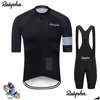 Cykeltröja sätter Rapha 2023 Men s Raphaing Clothing Summer Mtb Bike Suit Cykelkläder Ropa Ciclismo Hombre 230420 Drop Delivery Dhjeb