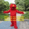 Long Fur Elmo Monster Cookie Mascot Costume Adult Cartoon Forme Sup