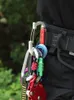 Carabiners Xinda Kaya Tırmanma Ekipmanı Quickdraw Carabiner Kablo Demeti Aksesuarları Hızlı Asma Alet Rafı Yüksek İle Yükseklik İş Kurtarma 231205