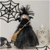 Party Favor Dolls Ghost Witch Doll Christmas Tree Top Star Halloween Topper Home Desktop Decoration Ornaments 230821 Drop Delivery G Dhrtn