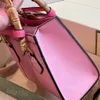 2023 Luxury Designer Bags mirror Shopping Bag Diana Bamboo 10A Genuine Leather Handbag Shoulder Bag Womens Men Tote Crossbody Fashion Purses Handbags