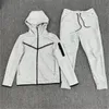 2023 Hoodies Tech Fleece Color Sportswear Full Zip Pant Tracksuit Set Techs Fleeces Techfleeces Sport Pants Mens Designer Jackets Space