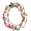 Hårtillbehör 20st/ Colorf Christmas Party Glowing Wreath Halloween Crown Flower pannband Kvinnor Girls Light Up Hair Bearband D DHD3W