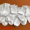 Men's Socks 10 PairsLot Men Solid Black White Gray Breathable Cotton Sports Summer Autumn Thin Male Mid Tube Sock 231205
