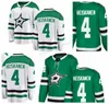 Barato personalizado retro Dallass Stars # 4 Miro Heiskanen Hockey Jersey masculino Ed qualquer tamanho 2XS-3XL 4XL 5XL nome ou número frete grátis