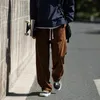 Męskie spodnie swobodne luźne proste okrutne dresowe talii mody streetwear wiosna męska sportowa joggera spodni 231205