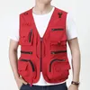 Men's Vests 14 Pockets Summer Men US Tactical Hiking Fishing Vest Mens Pographer Waistcoat Mesh Cargo Sleeveless Jacket Tool 231205