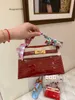 Akilyle designer lyxväska handgjorda amerikanska fyrkantiga krokodilväska mini andra generationens kvinnliga bärbara enkel axel messenger väska