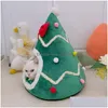 Kennels Pennen Kerstmis Katten Kennel Hondenbed Grotnest Huiskat Warm Winter Demontabel Wasbaar Schattig Kleine Huisdieren Teddy Huisdier 231127 Dhou0