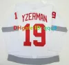 Moritz Seider Dylan Larkin Detroit Hockey Jersey CCM Throwback Red Wings Bob Probert Steve Yzerman Sergei Fedorov Andrew Copp Alex Debrincat