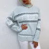 Kobiety swetry świąteczne dzianiny FallWinter 2023 Semiturtleck SWEATER SWEATER 231206
