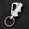 Chief Multifunctional Key Chain Grinding Wheel Ignition Kerosene Lighter Outdoor Portable Beer Bottle Opener Men's Tools Gift