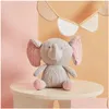 Poupées en peluche 20 cm mignon animal dinosaure cochon lapin koala éléphant jouet en peluche tricot super doux dessin animé rempli enfants bébé cadeau goutte Dhv5T