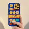 Mobiele telefoon hoesjes Orginele lucky smiley beer cartoon siliconen telefoonhoesje voor iphone 8 7 plus 13 14 pro max 11 promax 12 mini x xr xs max leuke cover J231206