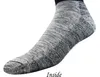 Chaussettes pour hommes, 4 paires, cheville diabétique en bambou, avec bout sans couture et semelle coussinée, taille L, chaussettes taille 231205