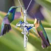 Hänge halsband kolibri smycken dekorativa tillbehör semester födelsedag examen jubileumsfest gåva