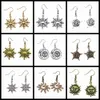 Charm Fashion Handmased Simple Design Sun Mystical Dangle örhängen för Witch Pagan Gothic Hoops Earring Gift 231205