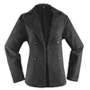 Damenanzüge VITIANA Frauen Cord Casual Blazer Frühling Herbst Weibliche Lange Hülse Taste Jacke Femme Schwarz Kleidung Plus Größe Afrika