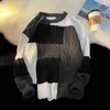 Men's Sweaters Autumn And Winter Patchwork For Men Cotton Warm Colorful Cute Pullover Casual Man Sweater