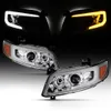 03-08のINFINITI FX35 FX45 S50 LED DRLスイッチバック信号プロジェクターヘッドライト