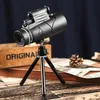 Jumelles de télescope 50X60 militaire puissant zoom longue portée HD monoculaire professionnel portable basse vision nocturne pour la chasse 231206