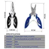 Fishing Accessories MNFT Pliers Stainless Steel Fish Hook Remover Scissors Line Cutter Split Ring Opener Tools 231206