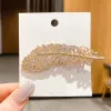 Ins pearl small hairpin girl lovely bangs hair catch clip Sen Department back of head headdress Korean net red hair ornament LL