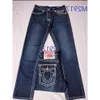 Męskie dżinsy True Fashion-Straight-Non-Pants Elastic New Robin Rock Revival Crystal Studs Denim M056 Luksus