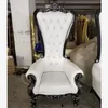 Offre spéciale moderne blanc amour Royal roi trône chaise or luxe mariage pour décorations de mariage 101