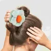 Bandane Artiglio per capelli con fiori Morsetto riccio elegante Clip da donna per mezzo panino per spessi e sottili