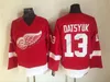 Detroit Red Wings Vintage-Version-Trikots 9 HOWE 19 YZERMAN 13 DATSYUK 24 CHELIOS 5 LIDSTROM CCM authentische Mode-Hockey-Trikots