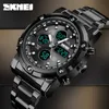 Designer Watch Watches Time Beauty Fashion Trend Multifunktion Tre gånger Big Dial Business Men's Electronic Steel Band Watch