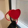 Modna torba dla kobiet Spring Nowe proste przekątne torby na ramię projektant Messenger Heart Hand Bag dla kobiet