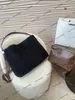 Luxury Designer's furry two-piece set with one shoulder diagonal cross bag handbags for women