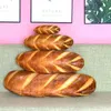 Kissen/dekoratives 3D-Simulations-Brotform-weiches Lendenwirbelsäulen-Baguette-Rückenkissen