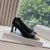 Dress Shoes Top quality Leather square toes pumps shoes Kitten Stiletto heels sandals High-heeled shoes Luxury designer Dress shoes Dinner Party shoes