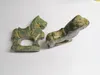 1pc beaux et mignons vieux chevaux chinois en Jade sculptés à la main