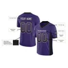 Autres articles de sport Maillot de football personnalisé pour hommes Série violette Personlisée à manches courtes T-shirts athlétiques Haut unisexe 231206