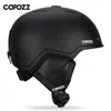 Ski Helmets COPOZZ Ski Helmet Half-covered Anti-impact Skiing Helmet For Adult Men Women Ski Skateboard Snowboard Safety Helmet Female Male 231205
