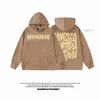 Mens Hoodies Sweatshirts Marka Hoodie Y2K Harajuku Hip Hop Mektubu Grafik Baskı Büyük Boy Krop Sweatshirt Erkekler 2024 Moda Süet Gotik 231206