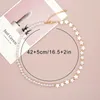 Chaînes Yastyt imitation collier de perles bijoux économiques style de mode en forme d'étoile perles de coquillage chaîne perles irrégulières tour de cou pour les femmes