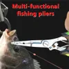 Accesorios de pesca Alicates para pescado Ergonomía Antideslizante Alta resistencia Línea de corte multifuncional Ganchos atados Equipo de pesca 231206