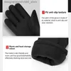 Five Fingers Gloves Heated Motorcycle Gloves Thickening USB Rechargeable Hand Warmer Gloves Waterproof Cold Hand Weather Protection Gloves For Biker Q231206