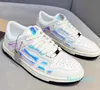 إيطاليا تصميم Skel Low Top Sneakers أحذية العظام مدربين جلود جمجمة نساء رجالي عاكس هيكل عظمي شبكة جلدية التزلج على المشي الراحة spo