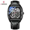 Watcher Watches Watches Chenxi Morning Watch Calendar متعدد النبيذ وظيفي دلو الرجال مشاهدة Night Glow Waterproof Quartz Watch 8265